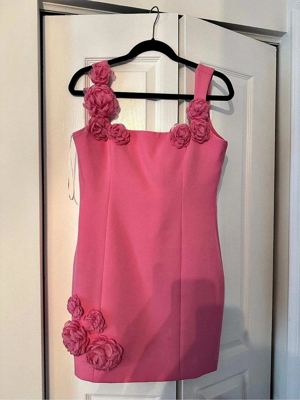 ELLIATT Trompe Rosette Minidress Pink Medium